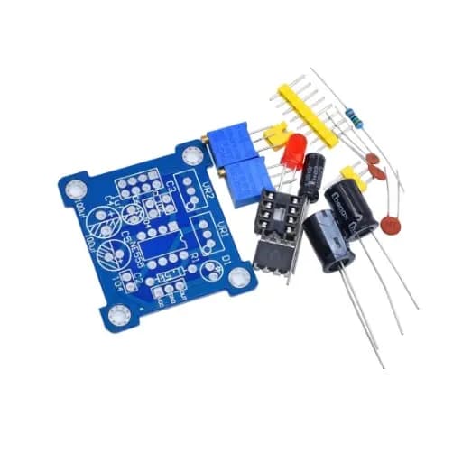 Kit para montagem treino DIY NE555 555 onda quadra frequência ajustável - eletrônica