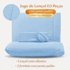 Jogo de Lençol Cama King Casal Queen Solteiro Avulsa Box 3 pçs Ponto Palito