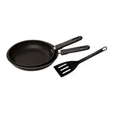 Frigideira Antiaderente Sem Oleo N 20/22 + Talher De Brinde