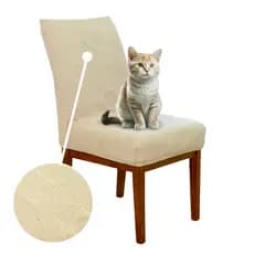 Capa para Cadeira de Jantar Matelada Acolchoada Anti Arranhão de Gato