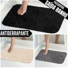 Tapete Soft Para Banheiro Ou Porta De Entrada Em Algodão PREMIUM LUXO 40x50
