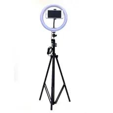 ring light com tripé grande para celular Tripé 2 m 83 cm de circunferência 26 cm de led hing light