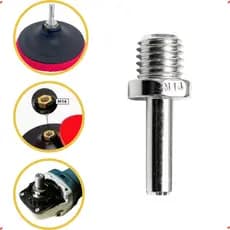 Adaptador Suporte Disco Lixa Aderente M14 125mm p/ Esmerilhadeira e Furadeira
