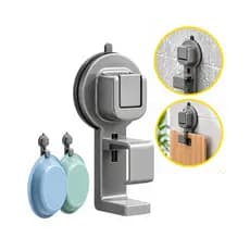 Suporte a Vácuo Sem Furo Parede Multiuso Ultra Forte Banheiro Cozinha Reutilizável Resistente Água Organizador