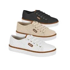 Tenis Feminino Casual Com Furinhos MOLECA