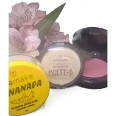 Kit Pó Banana Translucido + Pó Compacto + Blush Max Love