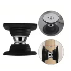 Prendedor Trava Batedor Fixador De Porta Imã Magnético Adesivo Inox Preto Branco Cinza