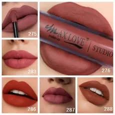 4 Unidades Batom Líquido Matte 12, 24 ou 30 Horas Max Love Lançamento