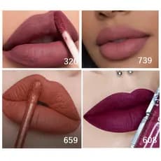 Batom Matte Líquido 24  30 48 horas Max Love Escolha as Cores Promoção Batons Vinho Vermelho Rosa Nude
