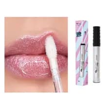 Batom Gloss Látex Blogueira Super Brilho Incolor Translúcido Max Love