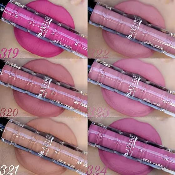 Kit 2  Batons Matte  24 Hs e ou 30 Horas  Escolha os Tons Longa Duração Cores Lindas