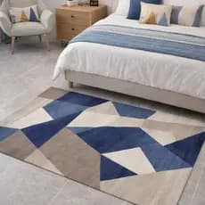 Tapete BELGA 1,00 x 1,40 - Varias Estampas Antiderrapante + Brind