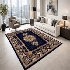 Tapete Sala Belga 1,00x1,35 Tendencia Indiano Quarto Closet Lancamento