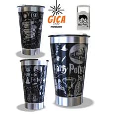 Copo Térmico Personalizado Harry Potter Gravação 360º Laser Hogwarts