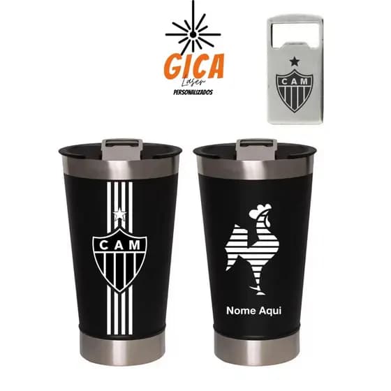 Copo Térmico Personalizado  com Gravação a Laser 473ml