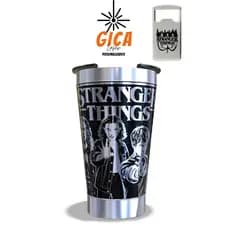 Copo Personalizado Stranger Things com Gravação a Laser 360º 473ml
