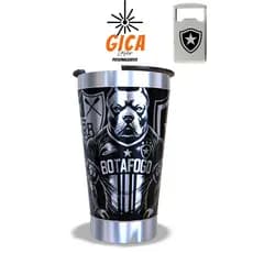 Copo Térmico 473 ml Personalizado com Gravação a Laser 360º TRICAMPEÃO BRASILEIRO