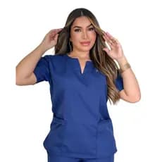 Conjunto Pijama Cirúrgico Oxford Scrub Roupa Hospitalar Fardas Uniforme Lava Fácil Direto da Fabrica