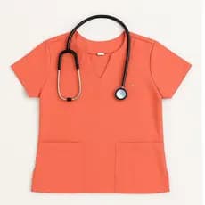 Blusa Feminina Scrub Bata Roupa Hospitalar Farda Uniforme Cirúrgico Oxford Lava Fácil Direto da Fabrica