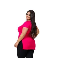 Blusa Feminina Blusinha Básica Viscolycra Moda Evangelica Tendencia verão 2023 Promoção Plus Size