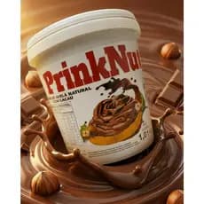 Nut Creme de Avelã Com Cacau Prinknut 1Kg Chocolate
