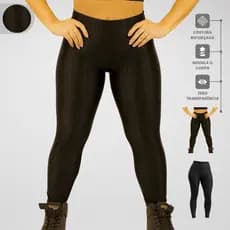 Calça Legging Poliamida 3D Feminina Fitness Elasticidade e Sustentação Roupa Academia Cintura Alta
