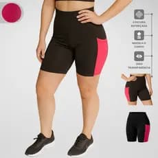 Bermuda Feminina Fitness com Bolso Lateral Confortável e Resistente Roupa Academia Corrida