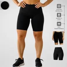 Bermuda Ciclista Feminina Suplex Conforto Total com Tecido Elástico Roupa Academia Fitness