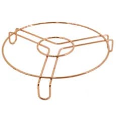 DESCANSO DE PANELA ARAMADO REDONDO METALIZADO ROSE GOLD 18CM DE Ø