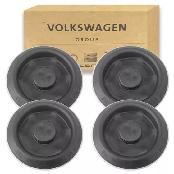 04 Tampão 40mm Assoalho Caixa Roda Golf Fox Gol Polo Origin