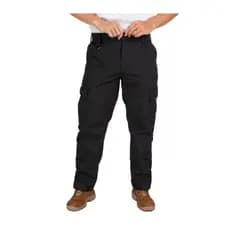 Calça Combate Tática Militar Airsoft Masculina Preta Tecido RipStop Reforçada 8 Bolsos