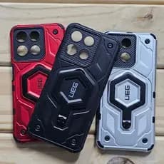 Capa capinha anti impacto silicone com Suporte Giratório 360° para Motorola Moto G86 / G56 / G75 / G55 / G35 / G15 / G05