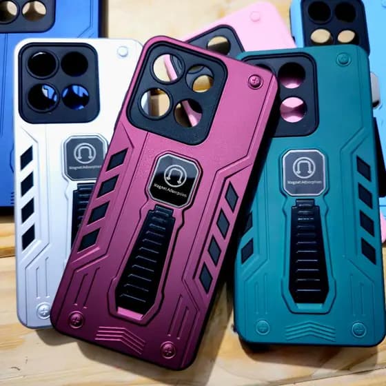 Capa capinha anti impacto silicone com Suporte para Motorola Moto Edge 40 Neo / Moto Edge 50 Neo / Moto Edge 50 - MGN