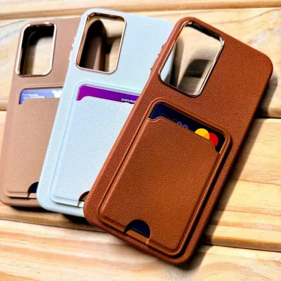 Capa Capinha Anti impacto com Suporte de Cartão Para Samsung A15 / Samsung S25 FE / Samsung A55 / Samsung A35 / Sam M15