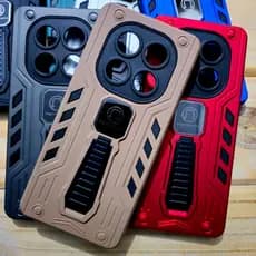 Capa capinha anti impacto silicone com Suporte para Xiaomi Poco X7 5G / Note 14 Pro 5G - Magnética  2.0