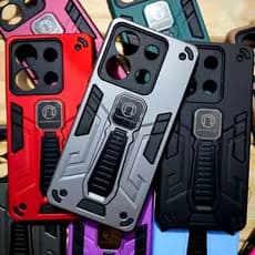 Capa capinha anti impacto com Suporte para Xiaomi Redmi Note 13 Pro 5G / Note 13 4G / Poco X6 5G / X6 PRO - Magnética