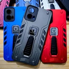 Capa capinha anti impacto silicone com Suporte para Motorola Moto G34 / Capa Capinha Para Moto G35 - Magnético 2.0