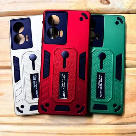 Capa Capinha Anti impacto com Suporte de Dedo e Mesa para Motorola Moto Edge 50 Fusion / Moto Edge 50 pro - Suporte dedo