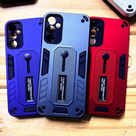 Capa Capinha Anti impacto com Suporte de Dedo e Mesa para Samsung A15 /  Samsung  A05  / Samsung M15 - Suporte de Dedo