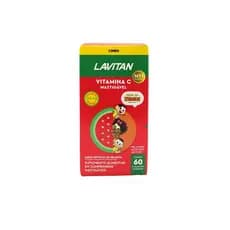 Lavitan turma da mônica vitamina C c/60 sabor melancia