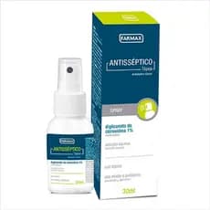 Clorexidina antisséptico 30mL Farmax machucado brinco