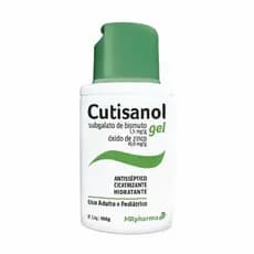 Cutisanol gel 100g zinco bismuto hidratante cicatrizante adulto criança infantil assaduras dermatites