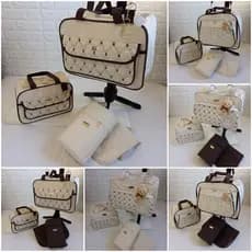 Kit bolsa maternidade menino menina bebe nene recem nascido malas, trocador, termica