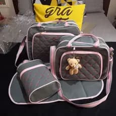 Kit Bolsa Gestante Grávida Mamãe Bebê  Bolsa Maternidade Menino Menina Unissex