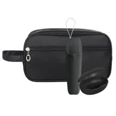 Kit Necessaire Impermeável Porta Escova Saboneteira Premium