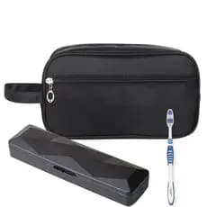 Nécessaire Premium Executiva Nylon Com Porta Escova de Dente