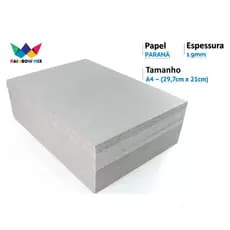 Papelão Paraná 1,9mm - 10 Placas Capa Agenda A4 21x29,7cm