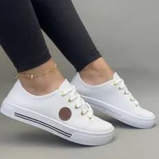 Tênis Feminino Sapatênis Confortável Casual Moleca Original Básico MC5667