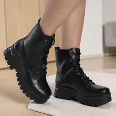 Bota Feminina Coturno Tratorado Via Marte 007-015