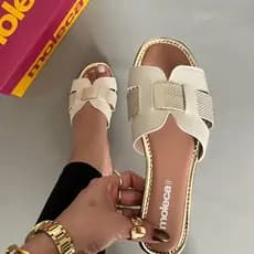 Sandália Feminina Rasteirinha Moleca Original Promoção